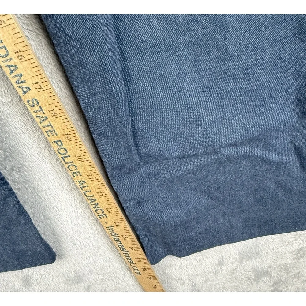 Banana Republic Pants Mens 34x30 Blue Cotton Straight Fit Lightweight Office